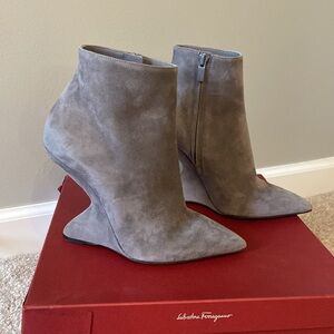 Salvatore Ferragamo - Bolgheri Urban Grey Suede Calf 8